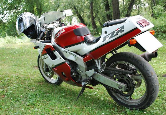 Overzicht van de Yamaha FZR 250 motorfiets