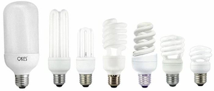 energiebesparende lamptypes en vermogen