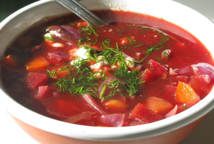 We maken borsch met gehaktballen op verschillende manieren