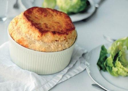 kippensoufflé in de oven