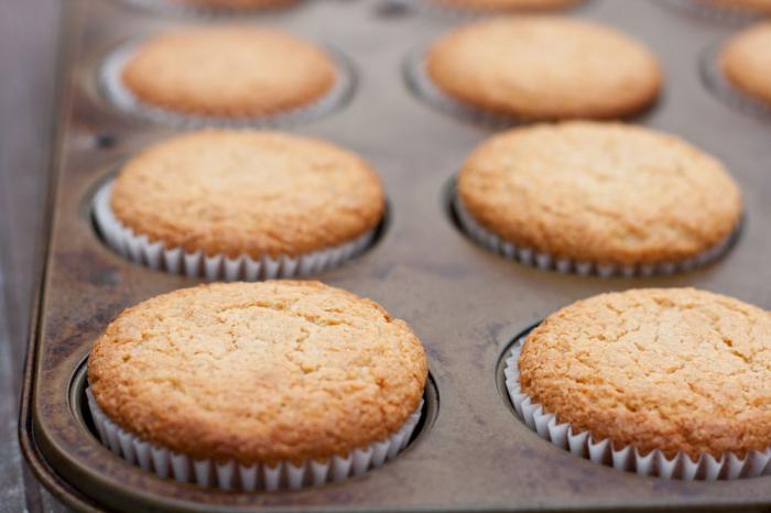 Cupcake met gecondenseerde melk - het koken recept met foto