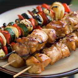 Kip shish kebab thuis