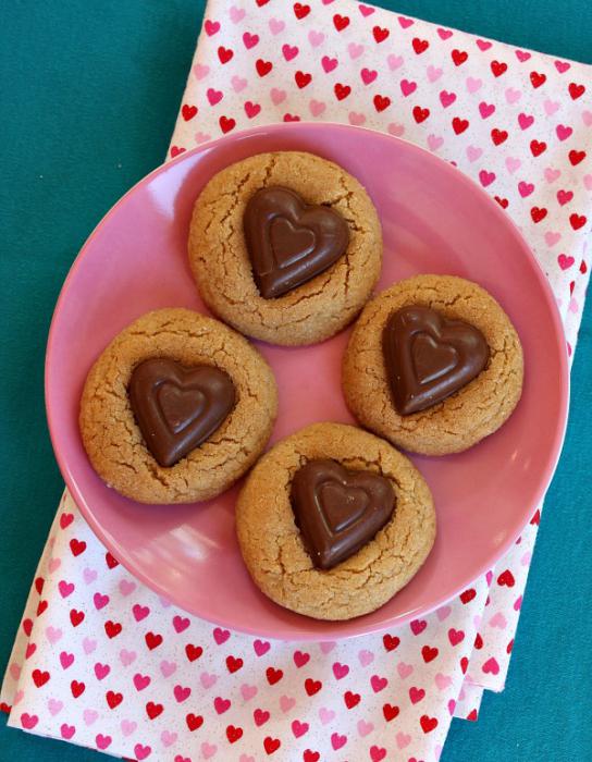 Zandkoekjes voor Valentijnsdag