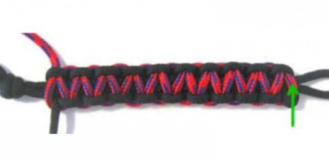 een paracord-armband weven