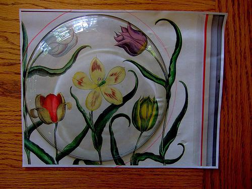 Decoupage platen