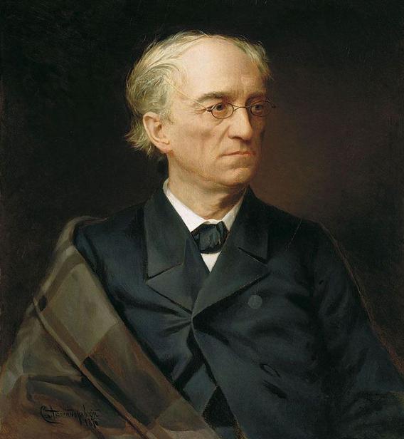 portret van Fyodor Ivanovich Tyutchev 