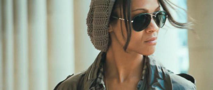 "Colombiana". Acteurs van het eerste plan: Zoe Saldana