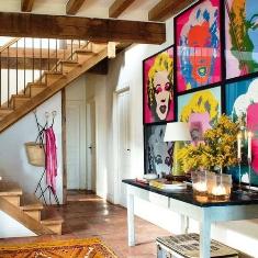 Pop art in het interieur