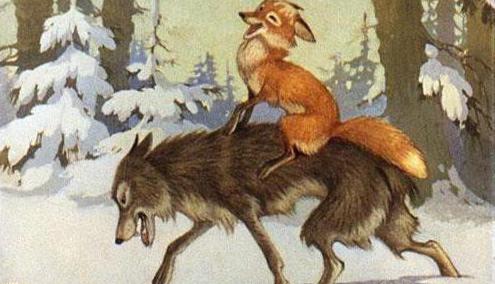 Sprookje "The Fox and the Wolf": sprookjesanalyse