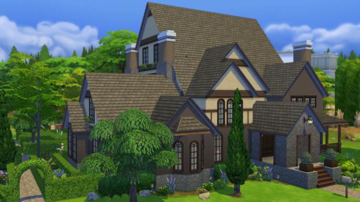 Mooi huis in Sims 4-schema