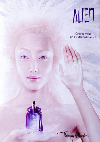 Alien - parfum van Thierry Mugler. Samenstelling van parfum-, geur- en klantrecensies