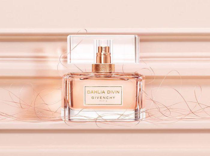 Perfume Givenchy Dahlia Divin: een piramide, recensies van klanten