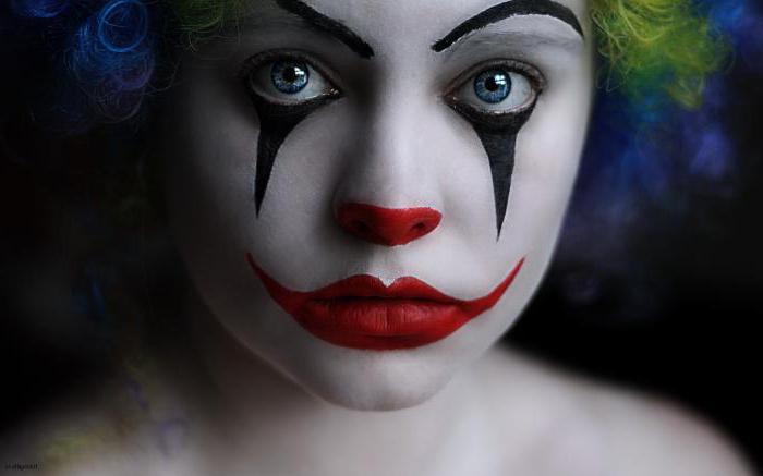 make-up clown foto