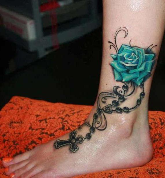 Wat te doen op de enkeltattoo?