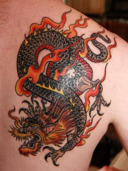 Dragon Tattoo on the Shoulder: waarde en opties