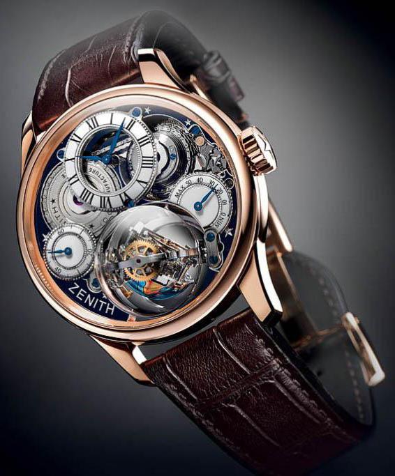 Swiss watch Zenith: bedrijfsgeschiedenis en productbeschrijving