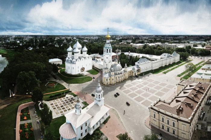 De stad Vologda