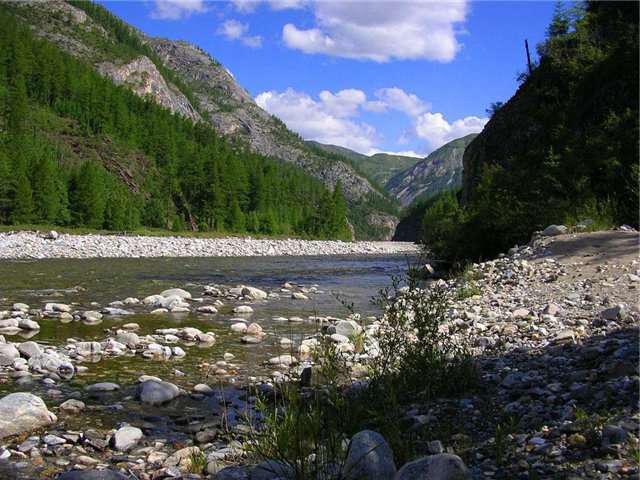 De rivier de Tunguska