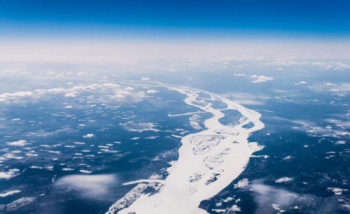 De rivieren die uit het Baikalmeer stromen. De enige rivier die uit Baikal stroomt