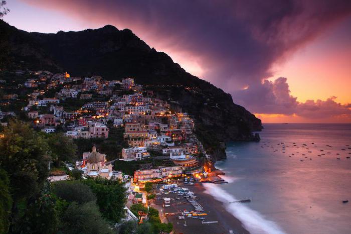 Italië positano amalfi