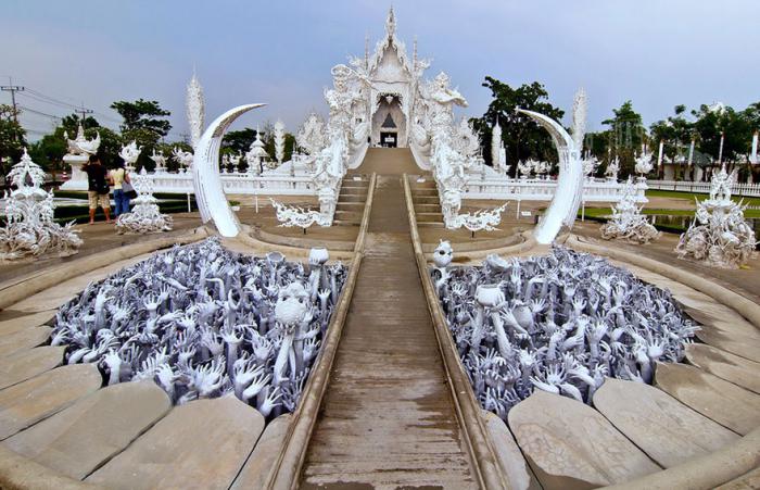 thailand witte tempel waar zich bevindt