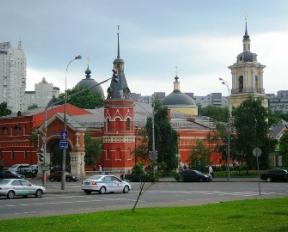 Pokrovsky-kathedraal in matron van Moskou