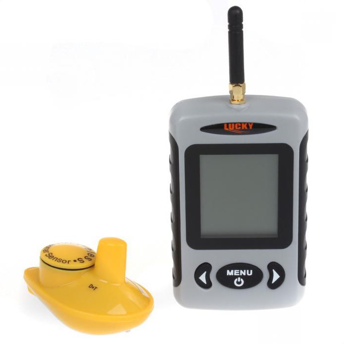 Sounder Lucky Fish Finder 718: beoordelingen, instructies, specificaties. Draadloze fishfinder voor vissen