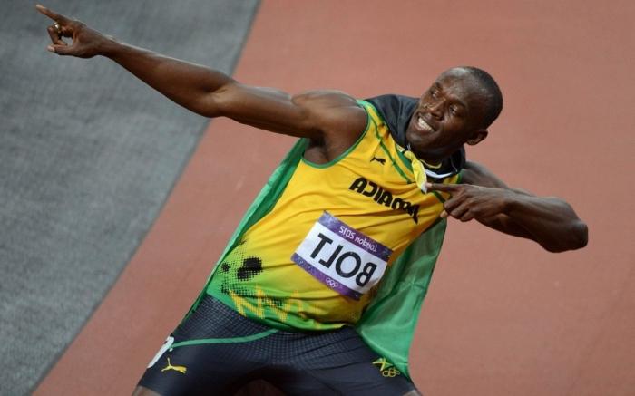 De snelste persoon ter wereld is Usain Bolt