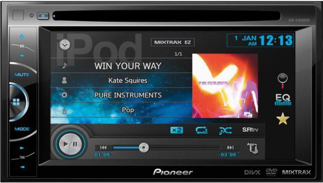 Head Unit Pioneer AVH-X1500DVD: specificaties, foto's en beoordelingen