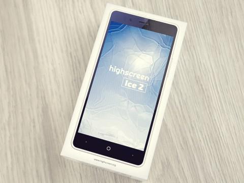 smartphone highscreen ice 2 grijs