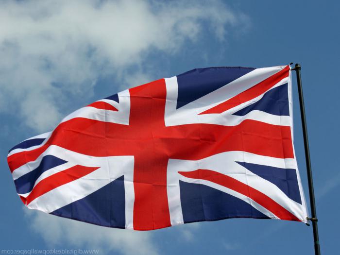 De vlag van Engeland maakt deel uit van de vlag van Groot-Brittannië